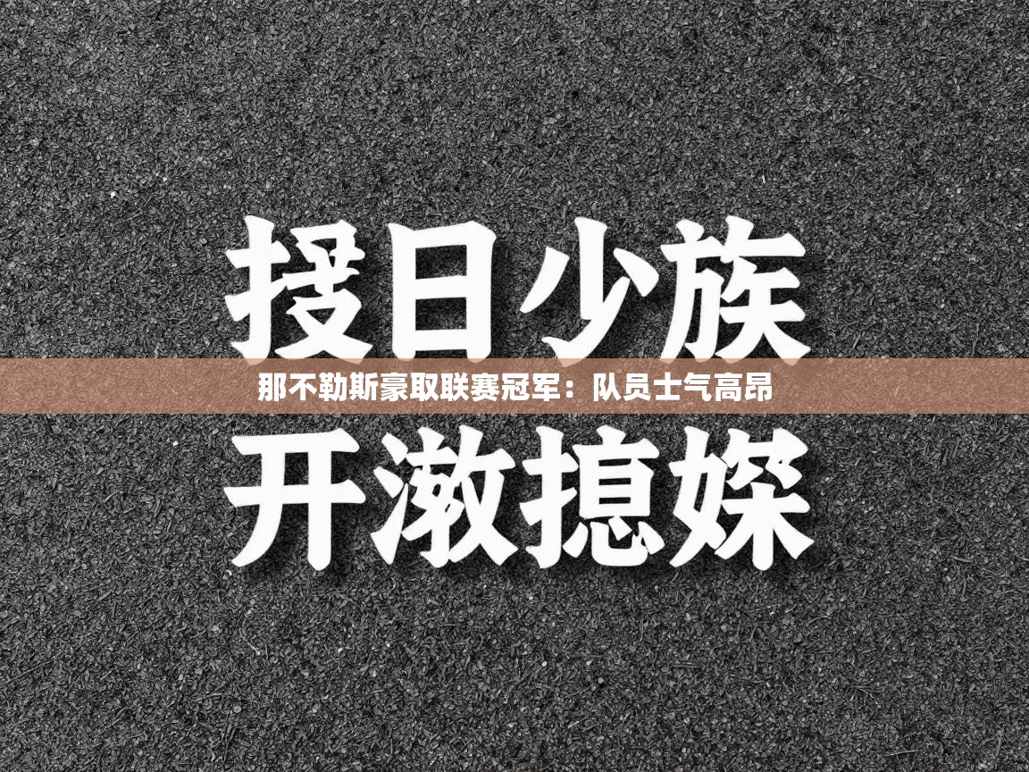 那不勒斯豪取联赛冠军:队员士气高昂 第2张